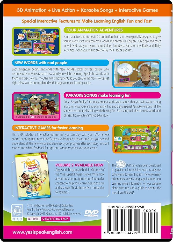 Amazon.com: Yes I Speak English Volume 1 - DVD - NTSC : Movies & TV